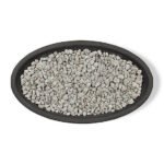 Real Flame 48.25 in. x 28.25 in. Riverside Oval Propane Gas Fire Bowl, Shale