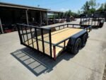 6’4″ x 14 Utility Trailer Powder Coated Dovetail (2) 3500 Axles 7k GVWR - Image 12