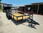6’4″ x 14 Utility Trailer Powder Coated Dovetail (2) 3500 Axles 7k GVWR - Image 9