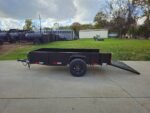 5′ X 10′ Utility Trailer Straight Deck 18″ Sides Tall Gate - Image 15