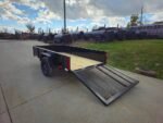 5′ X 10′ Utility Trailer Straight Deck 18″ Sides Tall Gate - Image 17
