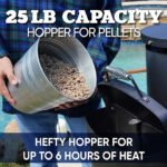 Even Embers Pellet Chiminea, 100 sq. ft., 70,000 BTU - Image 5