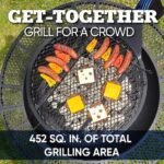 Even Embers 44 in. Round Charcoal/Wood-Burning Fire Pit with Cooking Grate - Image 2