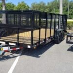 20 Foot Big Tex Landscaping Special Black Equipment Trailer (10LR-20BK-P4)