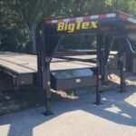 Big Tex 14GN 40′ Gooseneck Trailer – Tandem Axle, Mega Ramps, Black Steel Deck