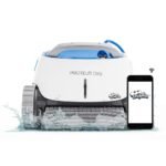 Dolphin Proteus DX5i Wi-Fi Robotic Pool Vacuum Cleaner Pools up to 50 FT – Waterline Scrubber Brush