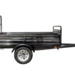 DK2 5-ft x 7-ft Steel Utility Trailer with Ramp Gate ( 1639-lb Capacity ) 2491711