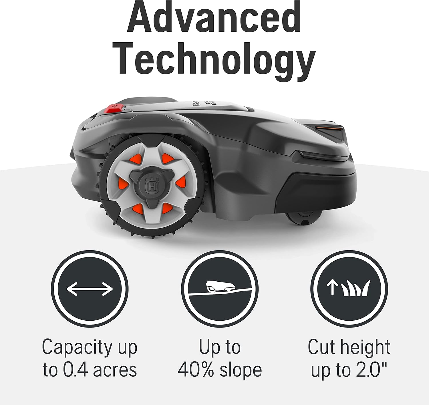 Husqvarna Automower 415X Robotic Lawn Mower with GPS, Self-Installation, 0.4 Acre - Image 7