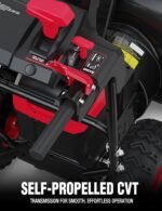 PowerSmart HB2805A 80V 24-Inch Self-Propelled 2-Stage Cordless Snow Blower with 6.0Ah Battery & Charger - Image 6