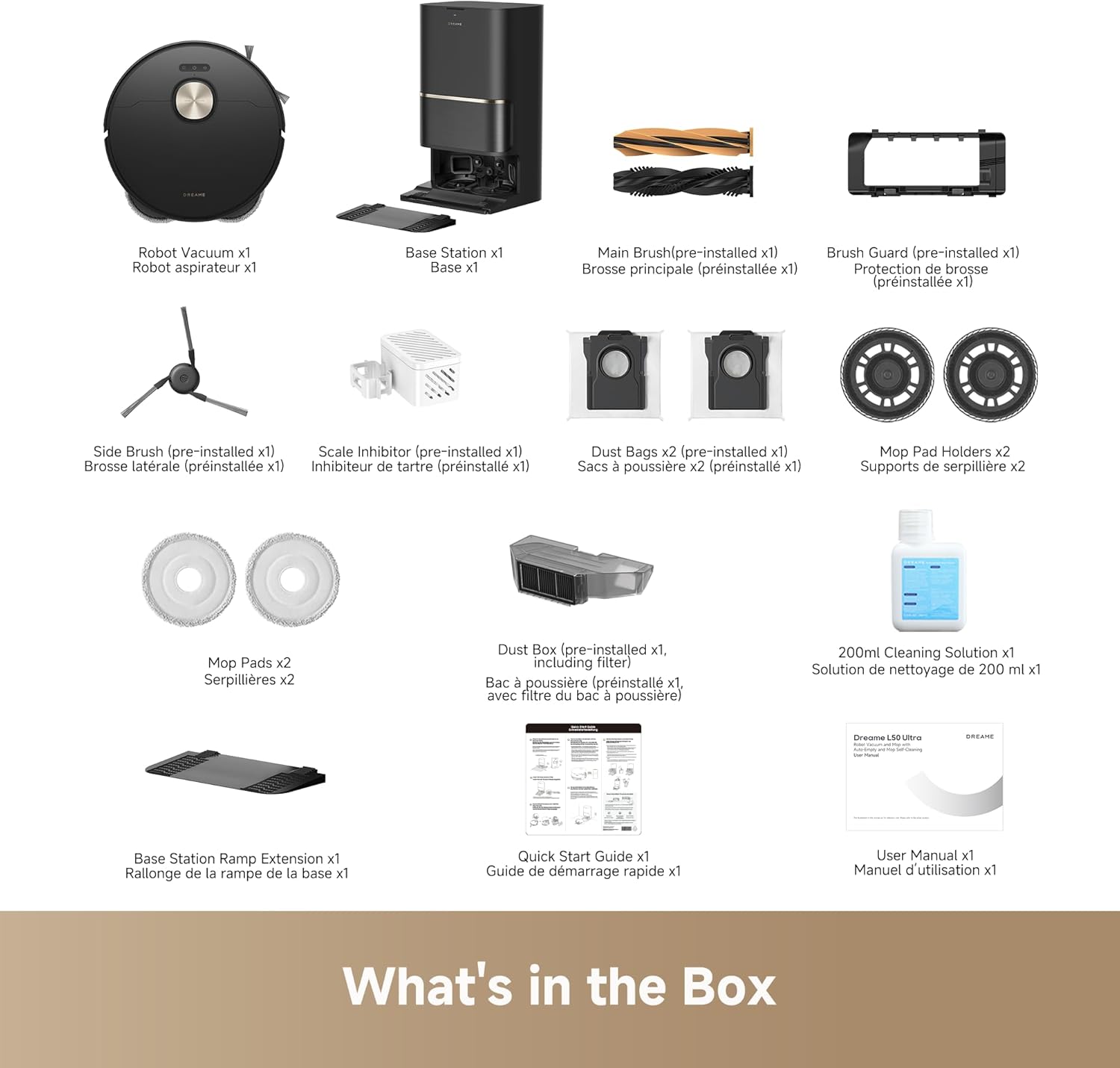 DREAME L50 Ultra Robot Vacuum & Mop, 19,500Pa, Auto-Empty - Image 18