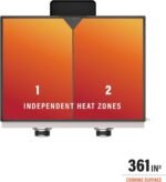 Blackstone 22″ Portable Tabletop Griddle – Dual Burner Flat Top Grill, 24,000 BTU Propane with Stainless Steel Faceplate & Rear Grease System - Image 12