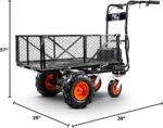 SuperHandy 48V Electric Power Wagon Utility Cart, 660 lb Load, 1000 lb Hauling Capacity - Image 3