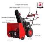 PowerSmart Brand New Self-Propelled Gas Snow Blower, 212cc 24 in. Two-Stage with 120V Electric Start - Image 8