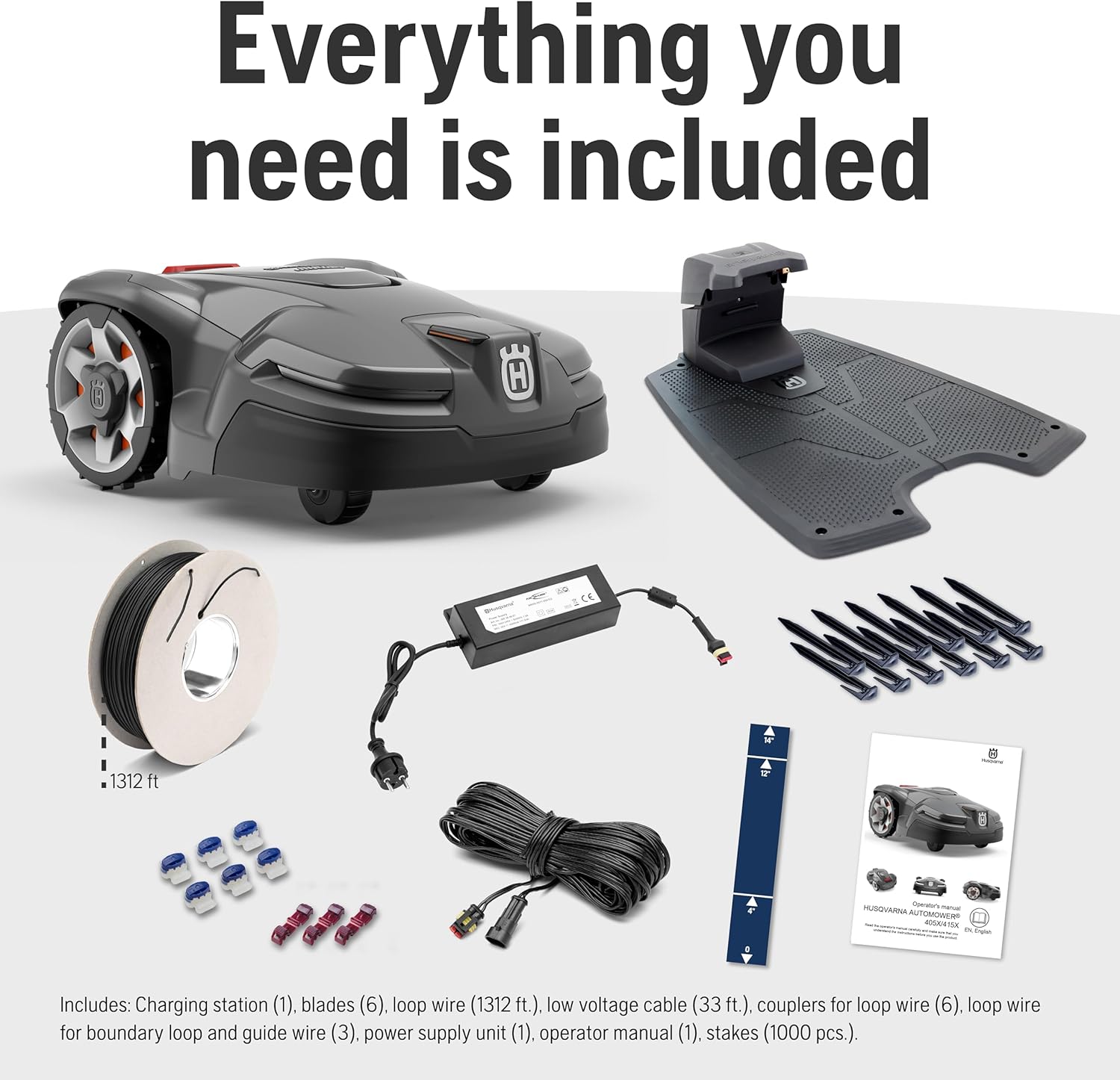 Husqvarna Automower 415X Robotic Lawn Mower with GPS, Self-Installation, 0.4 Acre - Image 6