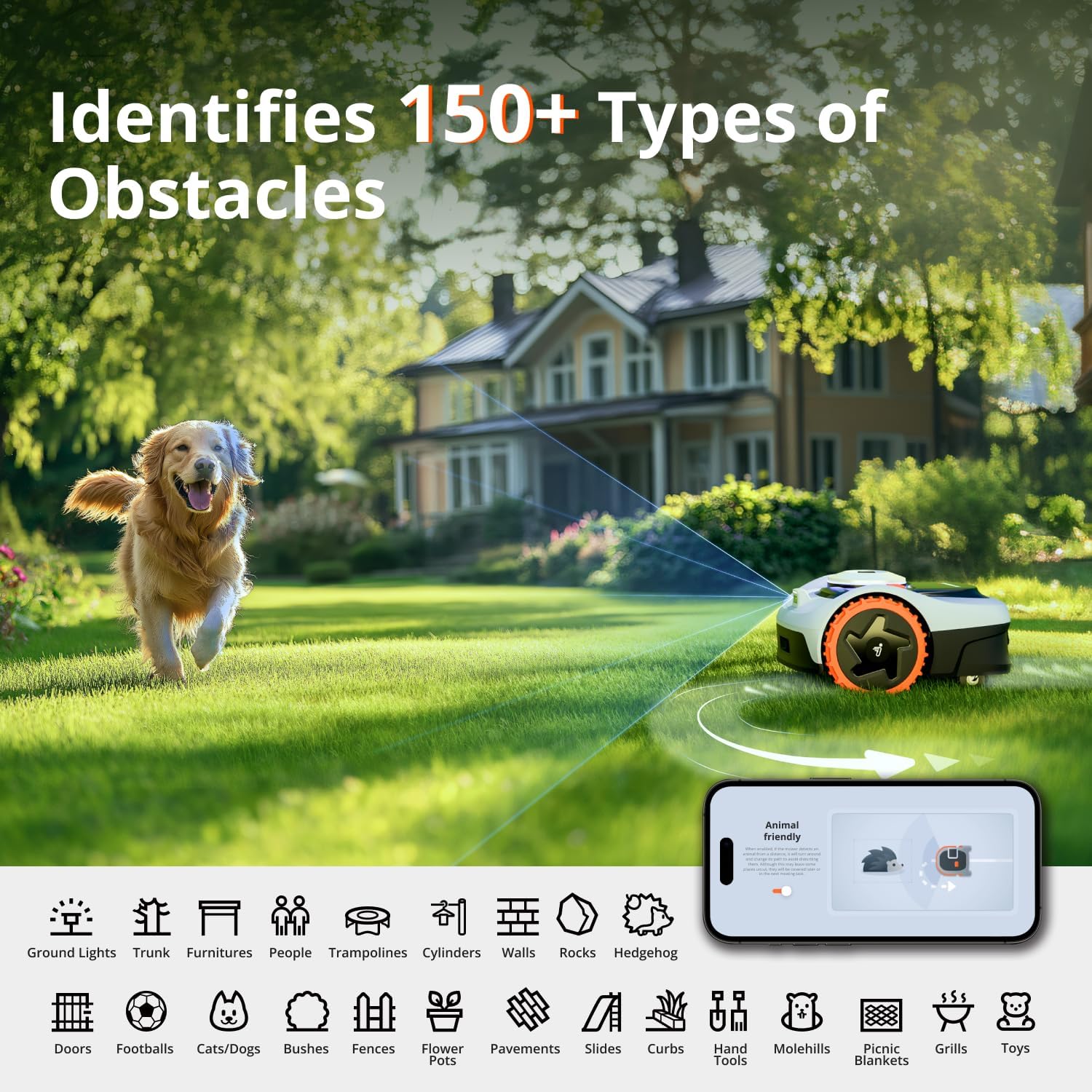 Segway Navimow i105N Robot Lawn Mower, AI Mapping, Perimeter Wire-Free, App Control - Image 11