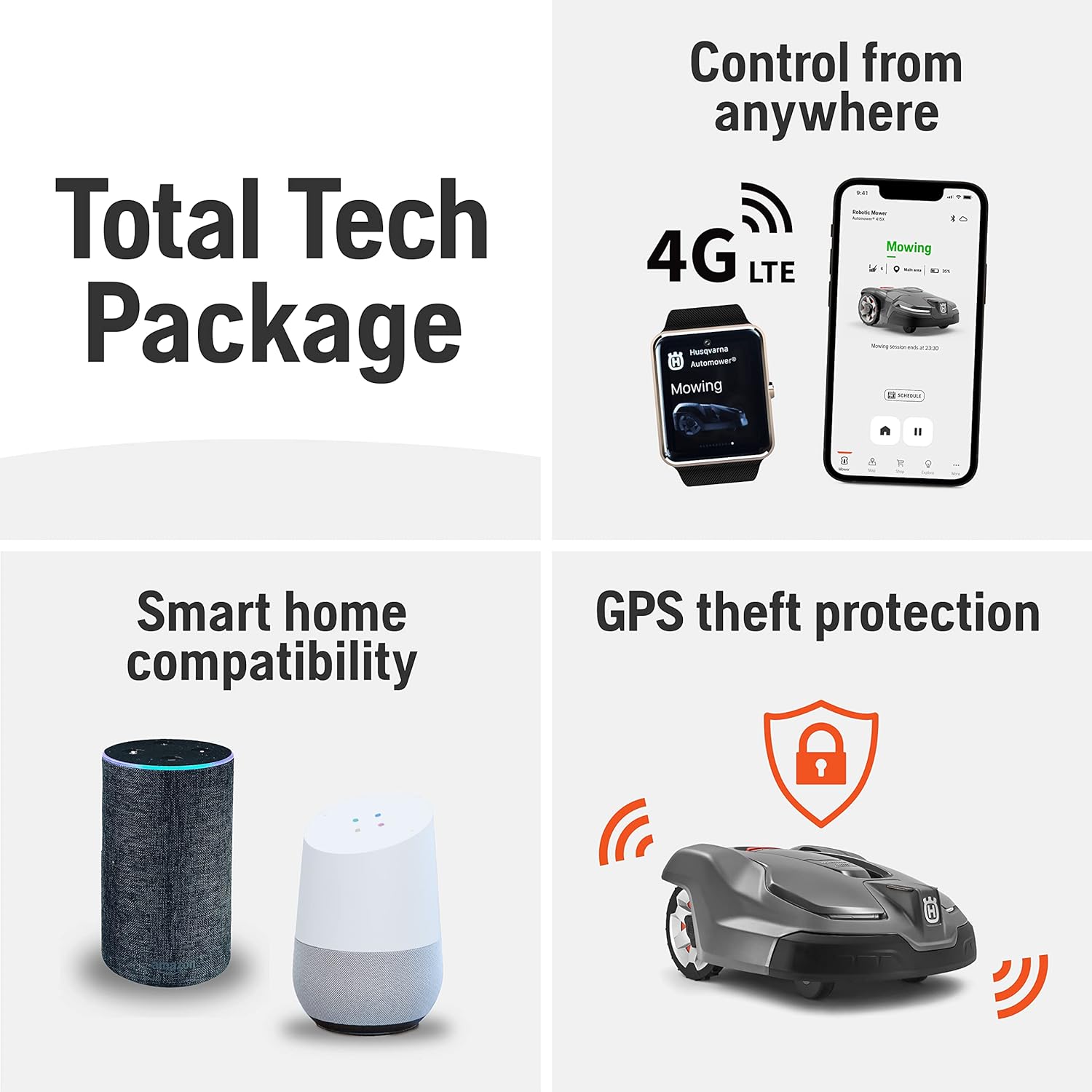 Husqvarna 440iQ Robotic Lawn Mower, 2 Acre, Wire-Free, Charging Station - Image 10