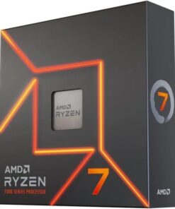 AMD – Ryzen 7 7700X 8-core – 16-Thread 4.5GHz (5.4 GHz Max Boost) Socket AM5 Desktop Processor – Silver