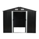 8′ x 10′ Tool Storage Shed Charcoal Black