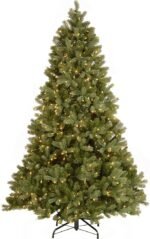 National Tree Company Pre-Lit ‘Feel Real’ Artificial Full Downswept Christmas Tree, Green, Douglas Fir, Dual Color LED Lights, Includes PowerConnect and Stand, 7.5 Feet - Image 5
