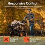 SuperHandy 48V Electric Power Wagon Utility Cart, 660 lb Load, 1000 lb Hauling Capacity - Image 5