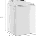Whirlpool WTW4107SW 4.2 – 4.3 Cu. Ft Top Load Washer with 2-in-1 Removable Agitator, White