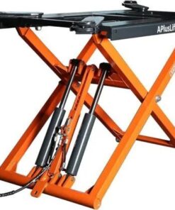 APlusLift 6600LB Portable Mid-Rise Scissor Lift 110V Power HW-SL6600X