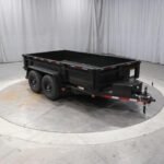 6×12 Dual Axle Dump Trailer 12K Heavy-Duty Capacity