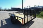 6′ 4″ x 10 Utility Trailer Dovetail Powder Coated With Gate 3,500lb Axle - Image 9