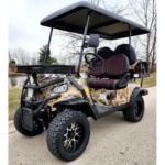 48V Electric Golf Cart 4 Seater Lifted Renegade Edition Utility Golf UTV Compare To Coleman Kandi 4p – Camo