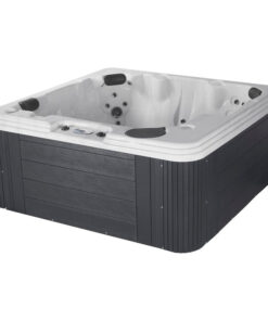 Revive LS 6 Person 86 Stainless Jet Lounger Hot Tub with Heater and Ozone