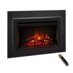 SimpliFire 30-In Electric Fireplace Insert with LED Flame and Multi-Color Ember Bed - Image 8
