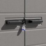 Suncast Modernist® 8 ft. x 7 ft. Dual Barn Door Storage Shed - Image 6