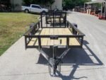 5×12 Powder Coated Dovetail Utility Trailer 3500lb Axle