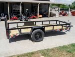 5×12 Powder Coated Dovetail Utility Trailer 3500lb Axle - Image 6