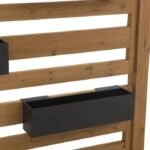 SummerCove 10.5 ft. x 10 ft. Cedar Wood Pergola with Adjustable Hanging Planters - Image 4