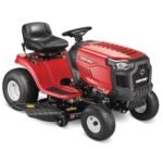 Troy Bilt Bronco 42 in 19 HP Briggs & Stratton Automatic Drive Gas Riding Lawn Tractor with Mow in Reverse - Image 2