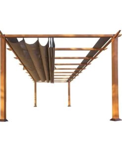 Verona 16 Ft. W x 11 Ft. D Aluminum Pergola with Canopy