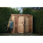 6 ft. W x 3 ft. D Grand Garden Chalet Cedar Wood Tool Shed - Image 7