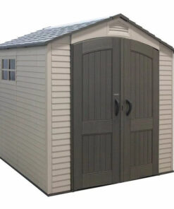 7 ft. W x 7 ft. D Plastic Storage Shed LIFETIME