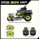 RYOBI 80V HP Brushless 42 in. Battery Electric Cordless Zero Turn Riding Mower Batteries and Charger 80V Batteries 40V - Image 14