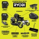 RYOBI 80V HP Brushless 42 in. Battery Electric Cordless Zero Turn Riding Mower Batteries and Charger 80V Batteries 40V - Image 5