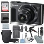 Canon PowerShot SX620 HS Digital Camera Along with 32GB, Deluxe Accessory Bundle and Cleaning Kit, Black